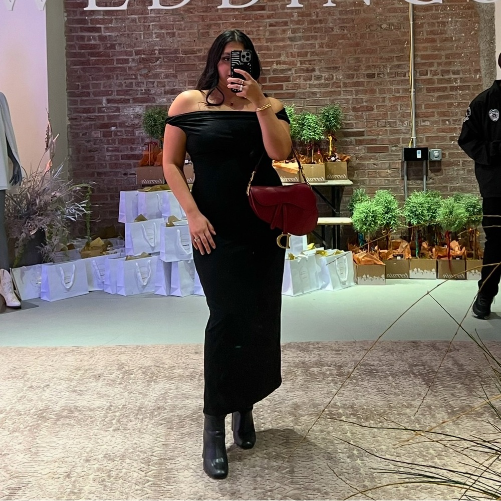 Reformation off the shoulder Maxi dress